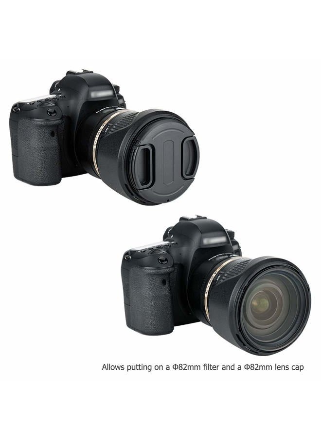 JJC غطاء عدسة قابل للعكس لعدسة تامران SP 24-70mm f/2.8 Di VC USD استبدال غطاء تامران HA007 يمكن أن يتصل بفلتر أو غطاء 82mm - Image 5